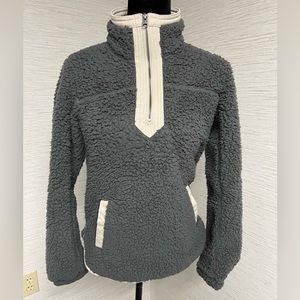 Abercrombie & Fitch soft sherpa pullover sz small